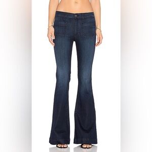 Hudson Jeans TAYLOR Crop High Waist FLARE 23 ROGUE WAVES